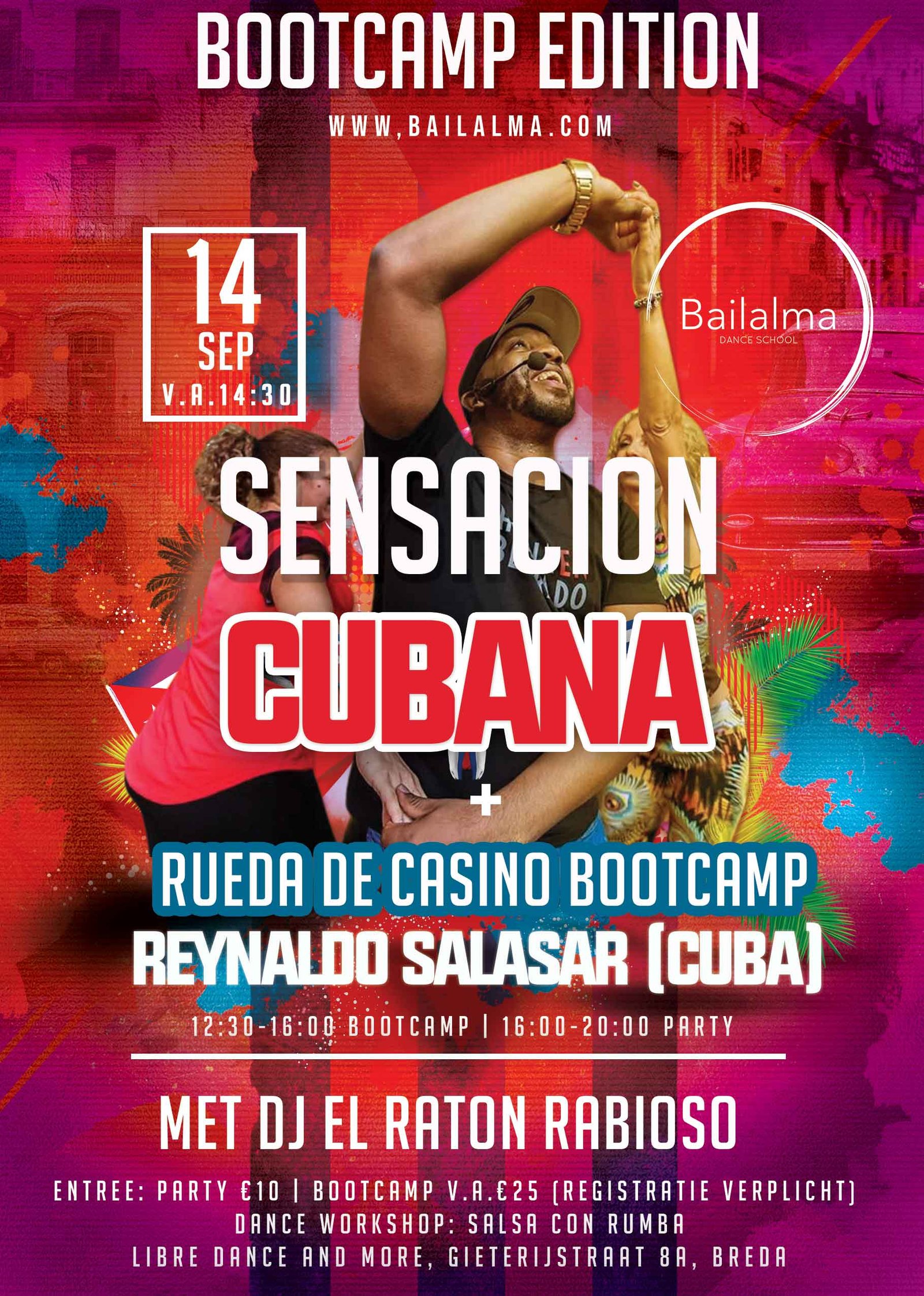 Sensación Cubana – Cubaanse Salsa Matinee – Bootcamp Edition - 14 September 2025